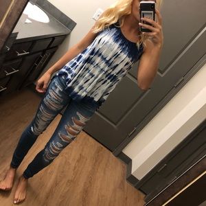 American Eagle Tie Dye tank top